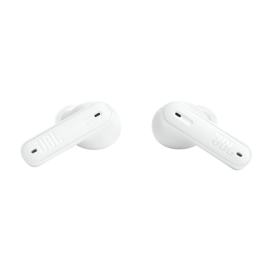 JBL Tune Beam - White - True wireless Noise Cancelling earbuds - Front